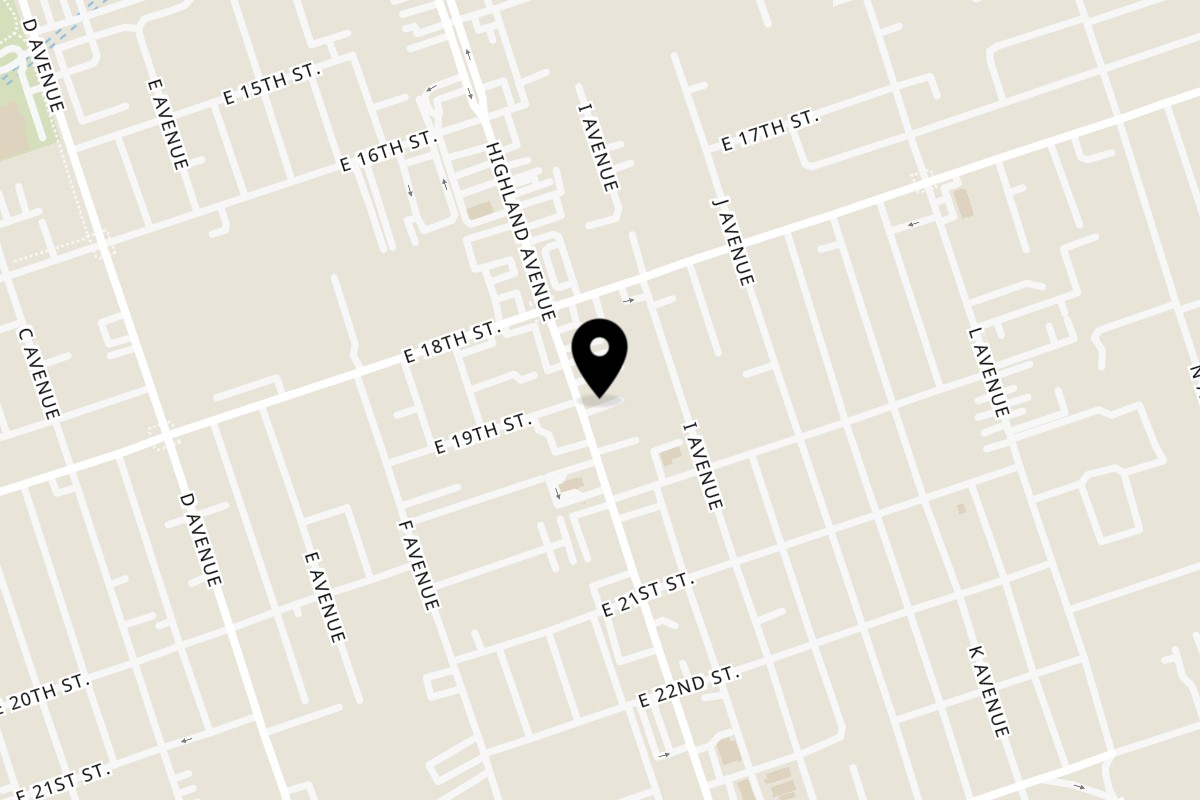 Map showing the location of La Especial on 1903 Highland Ave in National City
